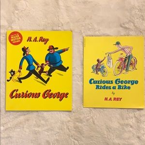 CURIOUS GEORGE BOOKS LOT OF 2